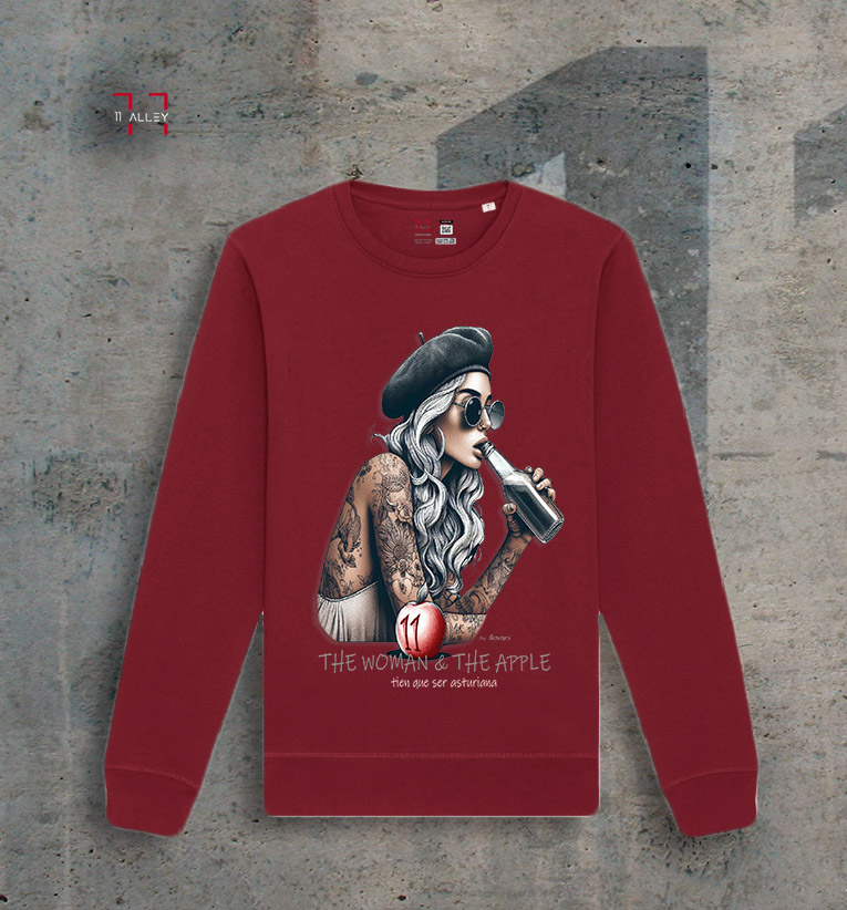 Sudadera sin capucha original especial impresa a una cara 11 alley