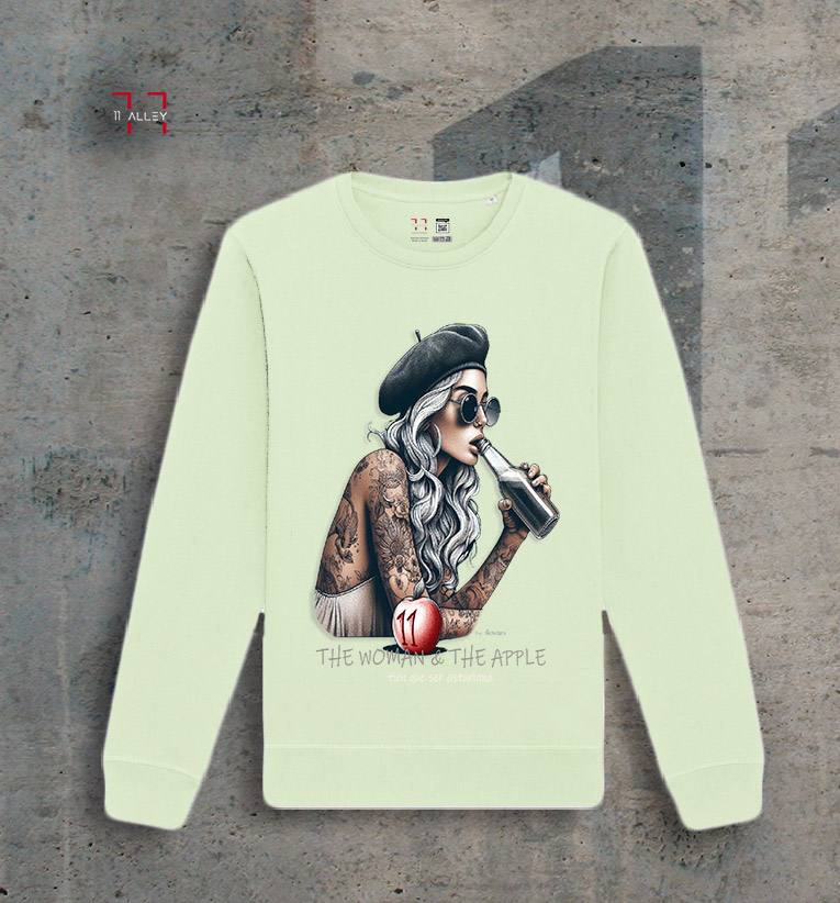Sudadera sin capucha original especial impresa a una cara 11 alley