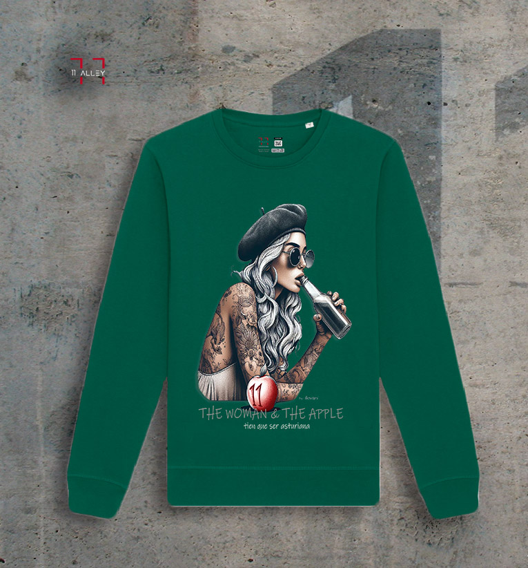 Sudadera sin capucha original especial impresa a una cara 11 alley