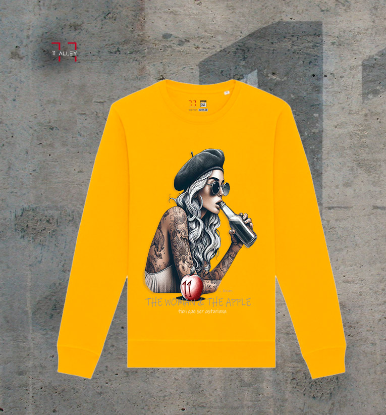 Sudadera sin capucha original especial impresa a una cara 11 alley