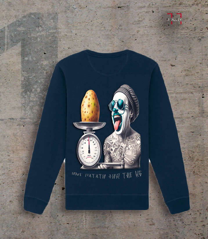 Sudadera sin capucha original especial impresa a una cara 11 alley