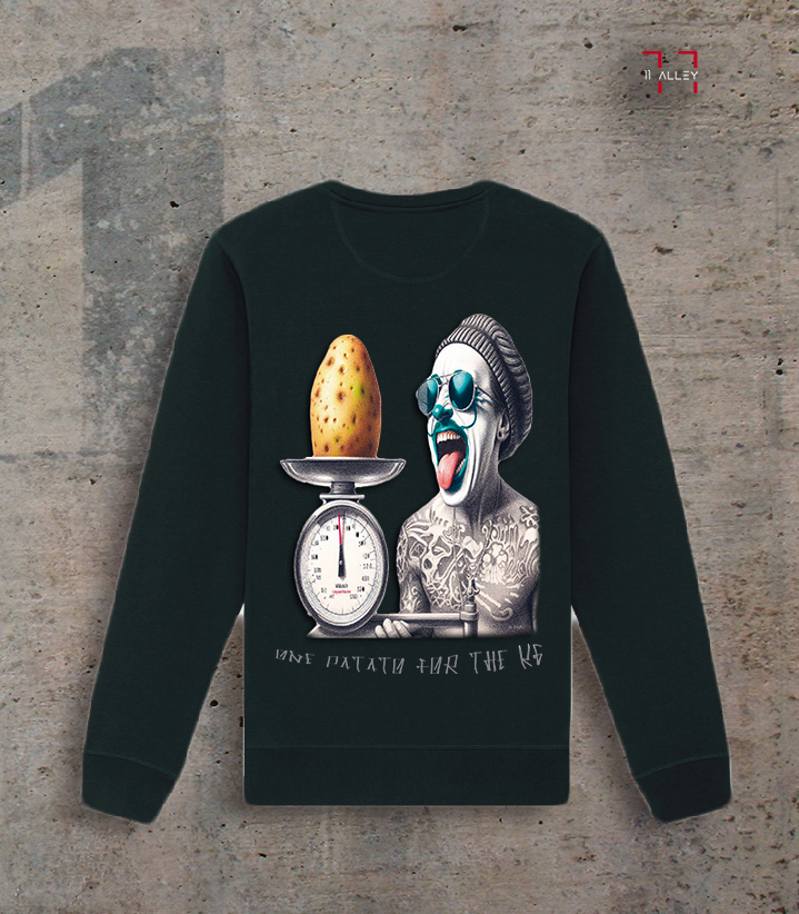 Sudadera sin capucha original especial impresa a una cara 11 alley