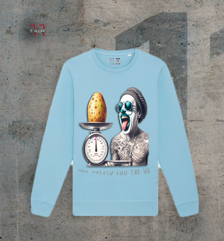 Sudadera sin capucha original especial impresa a una cara 11 alley