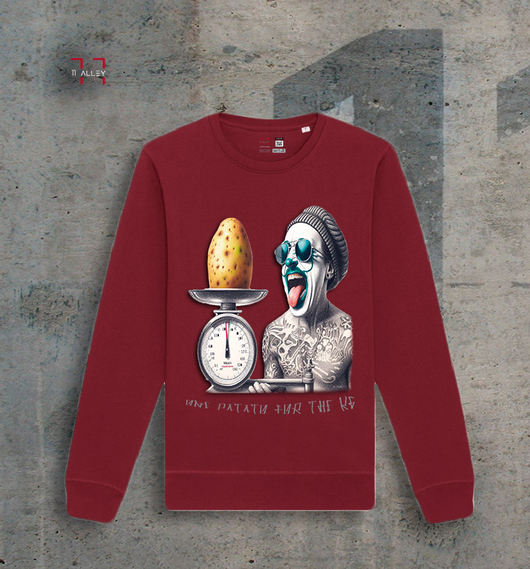 Sudadera sin capucha original especial impresa a una cara 11 alley