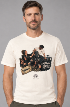 Camiseta de algodón orgánico TENEMOS MALAS IDEAS', colección exclusiva "TODAVIA" 11ALLEY